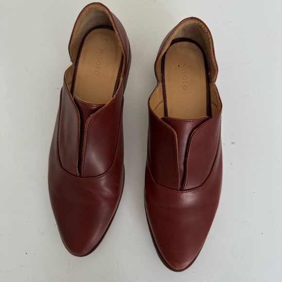 Nisolo Emma dorsay oxfords in brandy color - Picture 1 of 10
